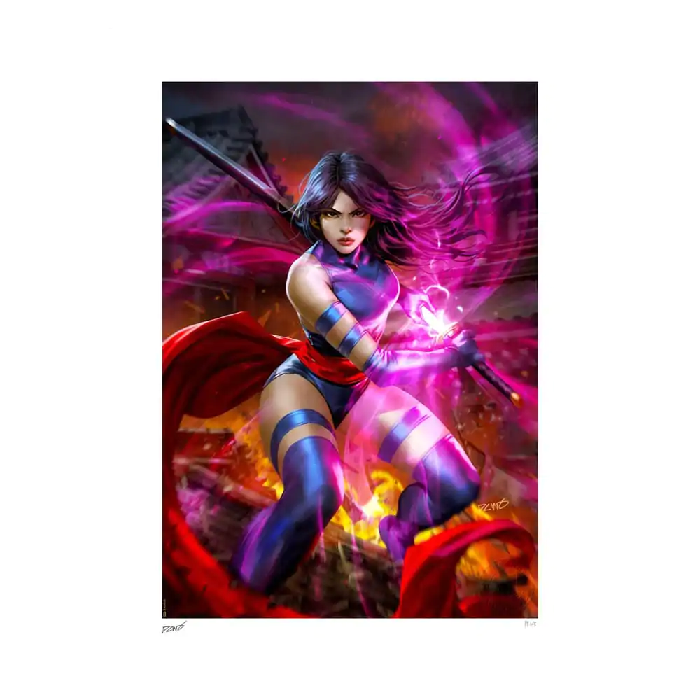 Marvel Art Print Psylocke 46 x 61 cm - neînrămat poza produsului