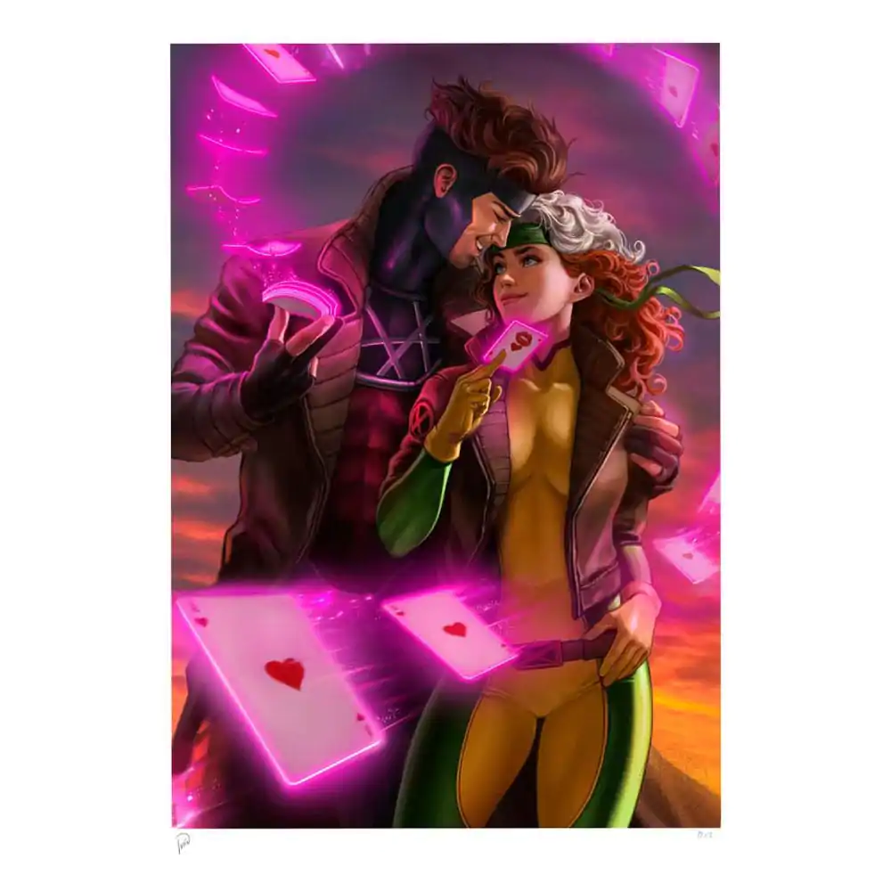 Marvel Art Print Rogue & Gambit 46 x 61 cm - neînrămat poza produsului