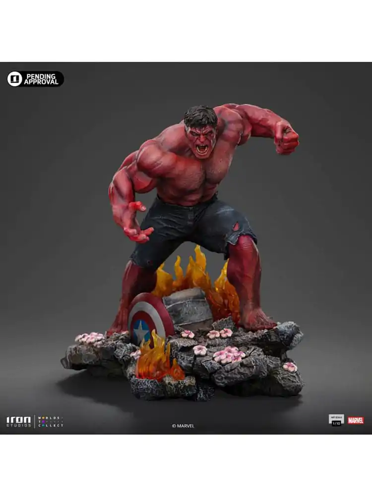 Statuie Marvel Art Scale 1/10 Red Hulk 23 cm poza produsului