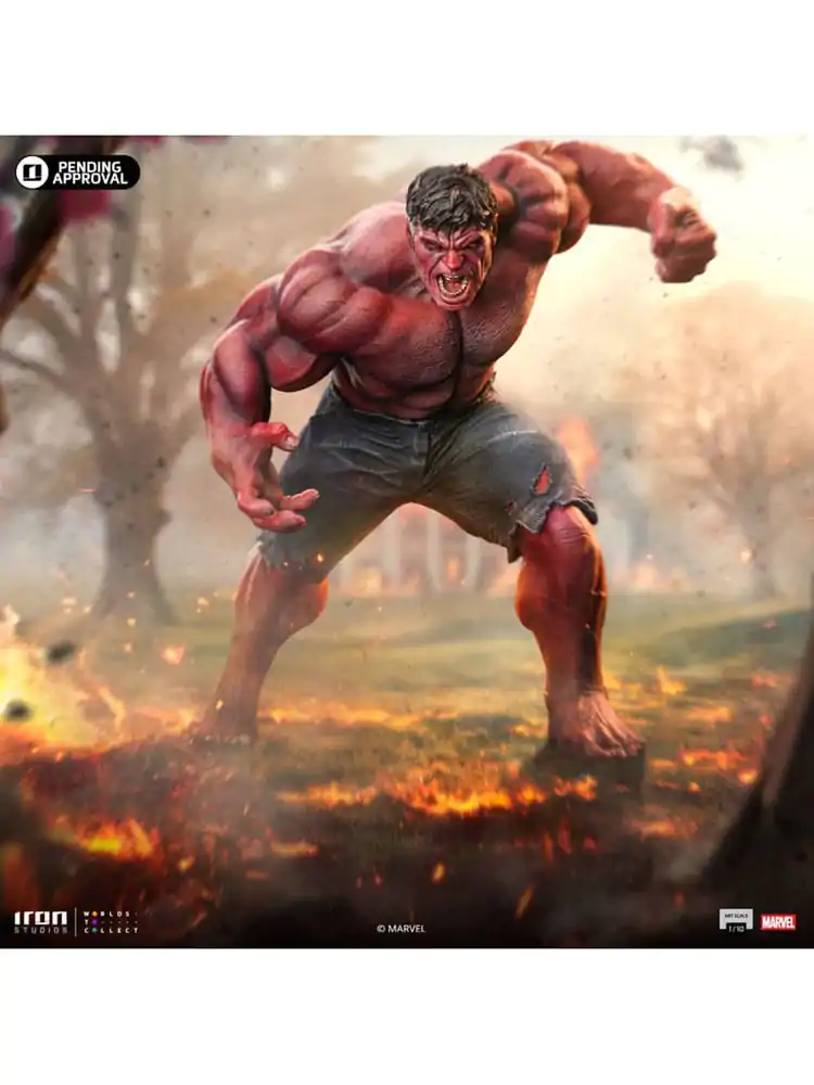 Statuie Marvel Art Scale 1/10 Red Hulk 23 cm poza produsului