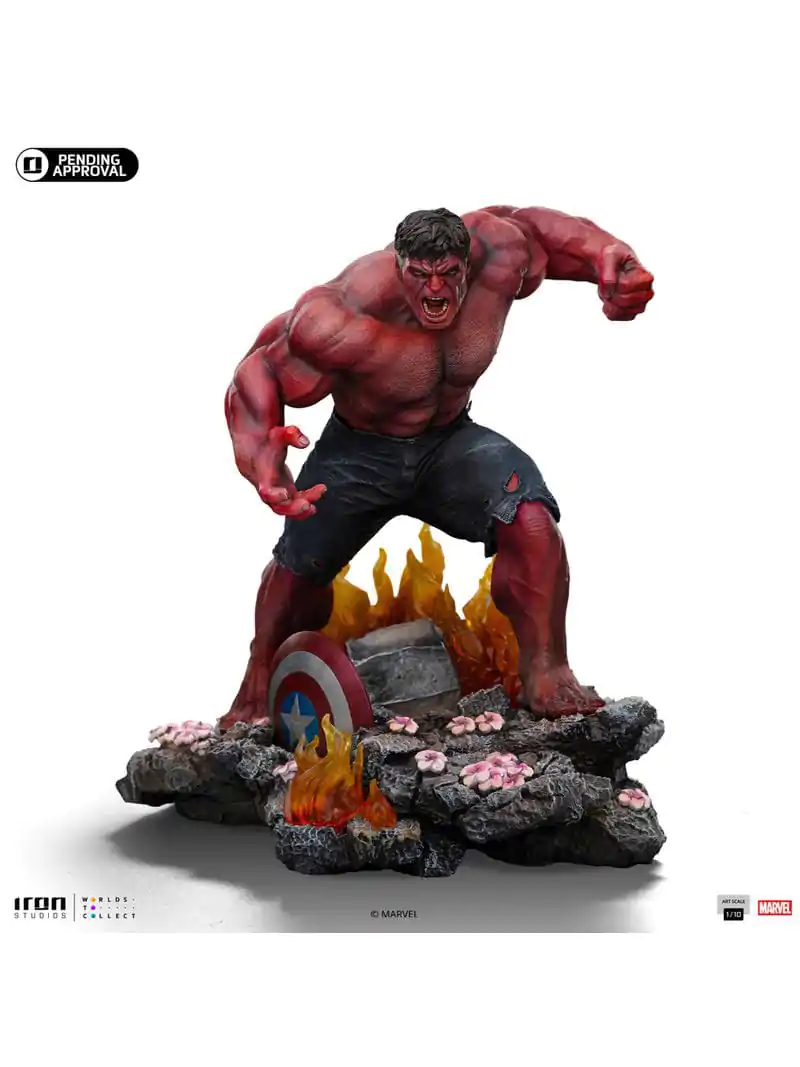 Statuie Marvel Art Scale 1/10 Red Hulk 23 cm poza produsului