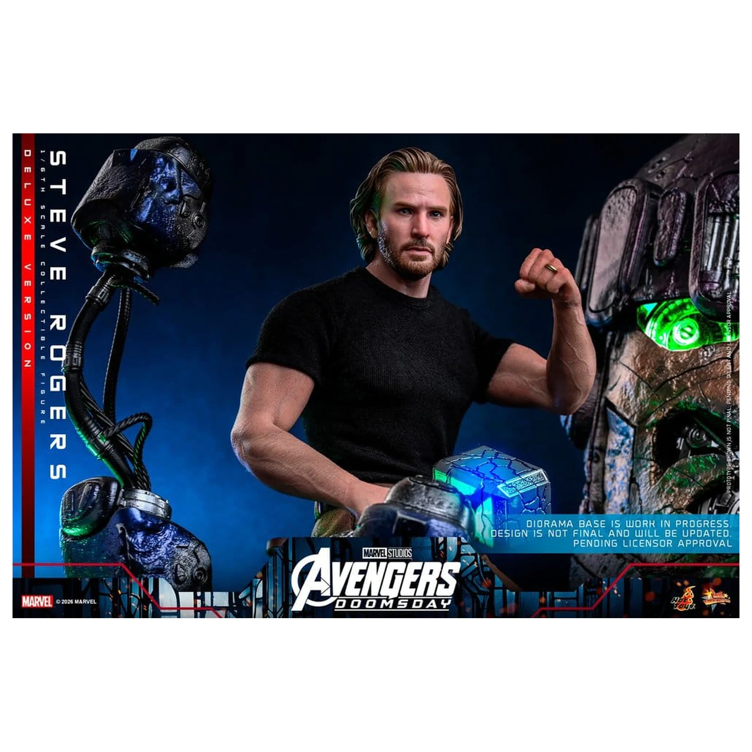 Figurina de actiune Marvel Avengers: Doomsday Movie Masterpiece 1/6 Steve Rogers (Deluxe Version) 31 cm poza produsului