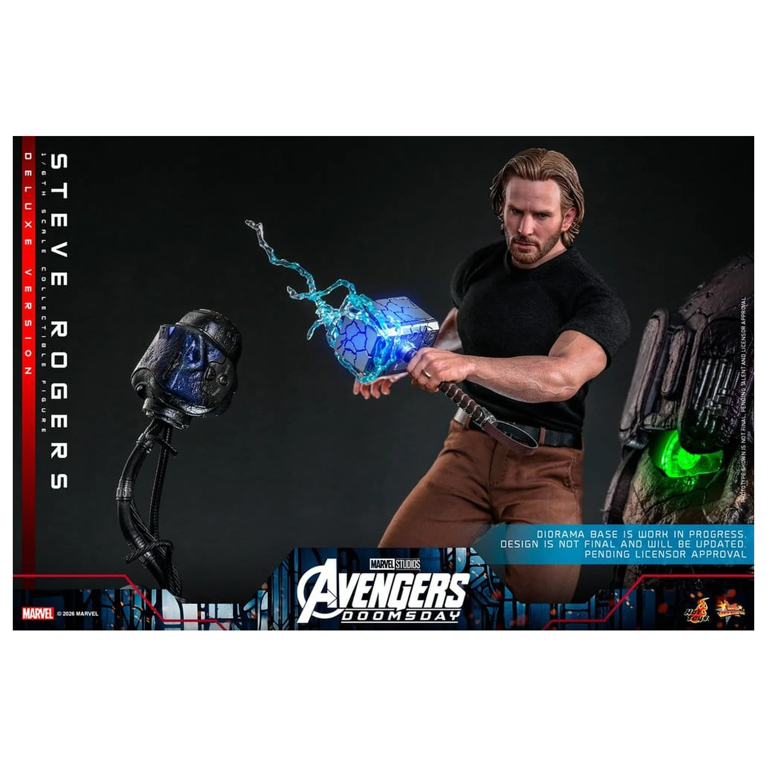 Figurina de actiune Marvel Avengers: Doomsday Movie Masterpiece 1/6 Steve Rogers (Deluxe Version) 31 cm poza produsului