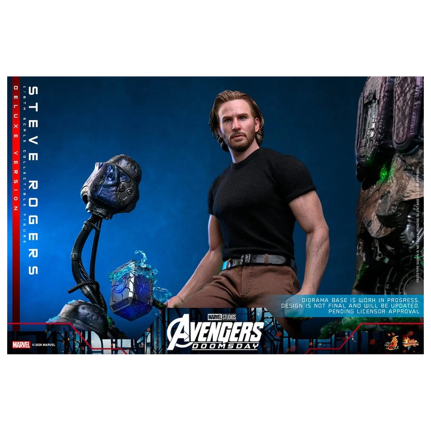 Figurina de actiune Marvel Avengers: Doomsday Movie Masterpiece 1/6 Steve Rogers (Deluxe Version) 31 cm poza produsului