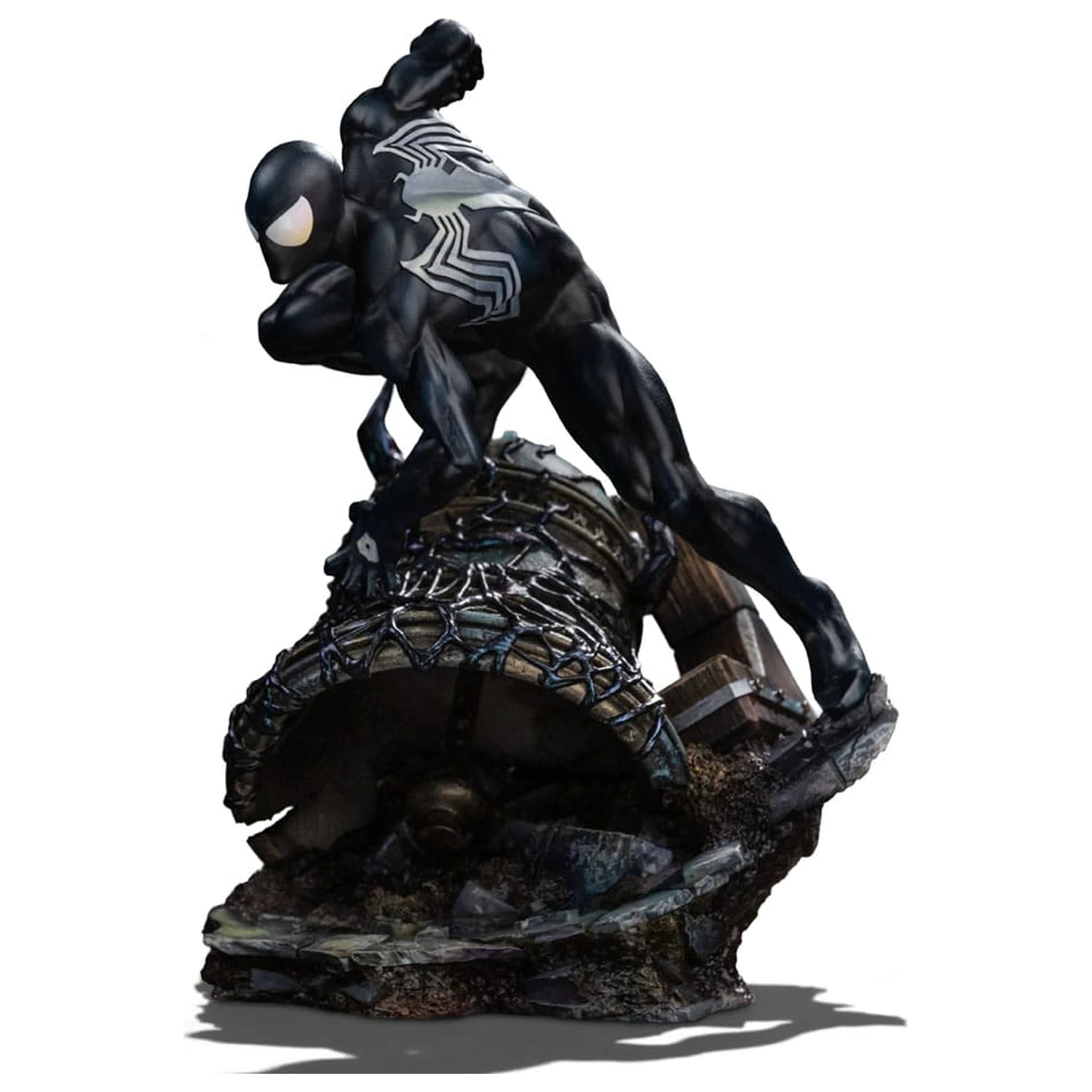 Marvel BDS Art Scale Statuie scara 1/10 Spider-Man Black Costume 20 cm poza produsului