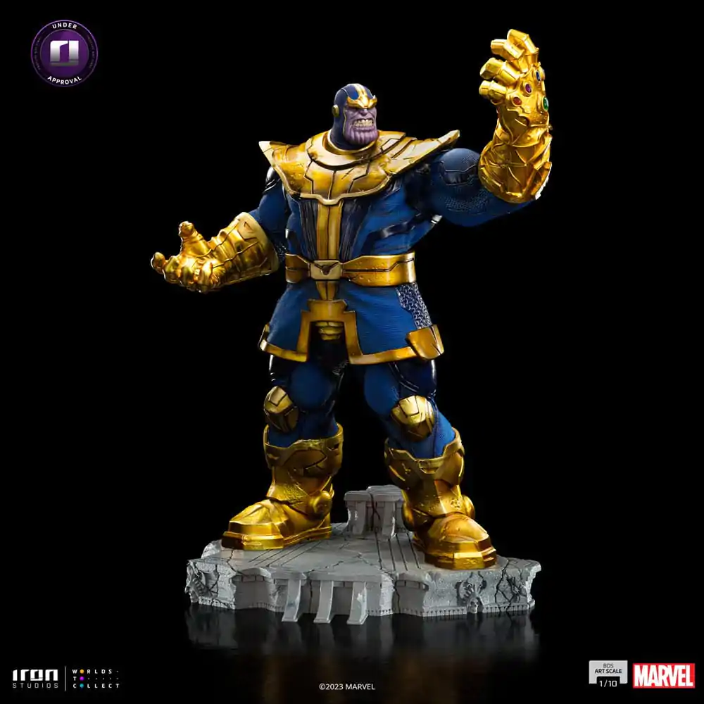 Marvel BDS Statuie Scară Artă 1/10 Thanos Dioramă Mănușa Infinitului 30 cm poza produsului