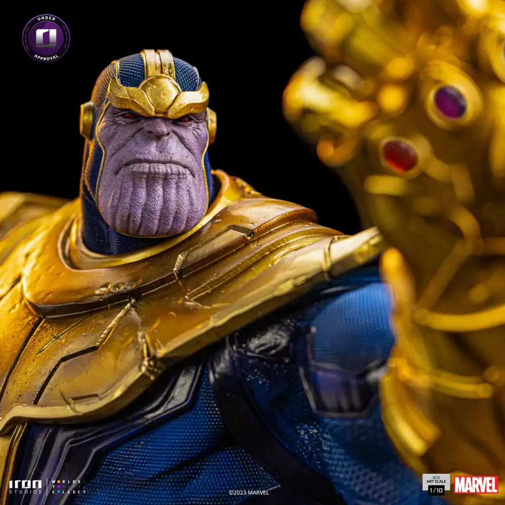 Marvel BDS Statuie Scară Artă 1/10 Thanos Dioramă Mănușa Infinitului 30 cm poza produsului