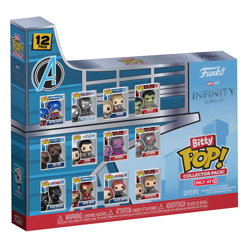 Marvel Bitty Funko POP! Figurina Vinyl Set 12 Bucăți Infinity Saga 2,5 cm poza produsului