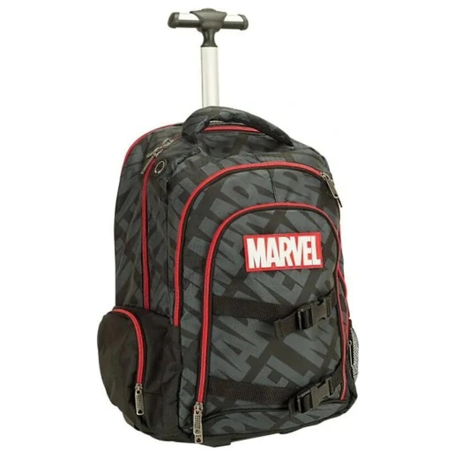 Marvel Black Rolling Ghiozdan de scoala, Geanta 46 cm poza produsului