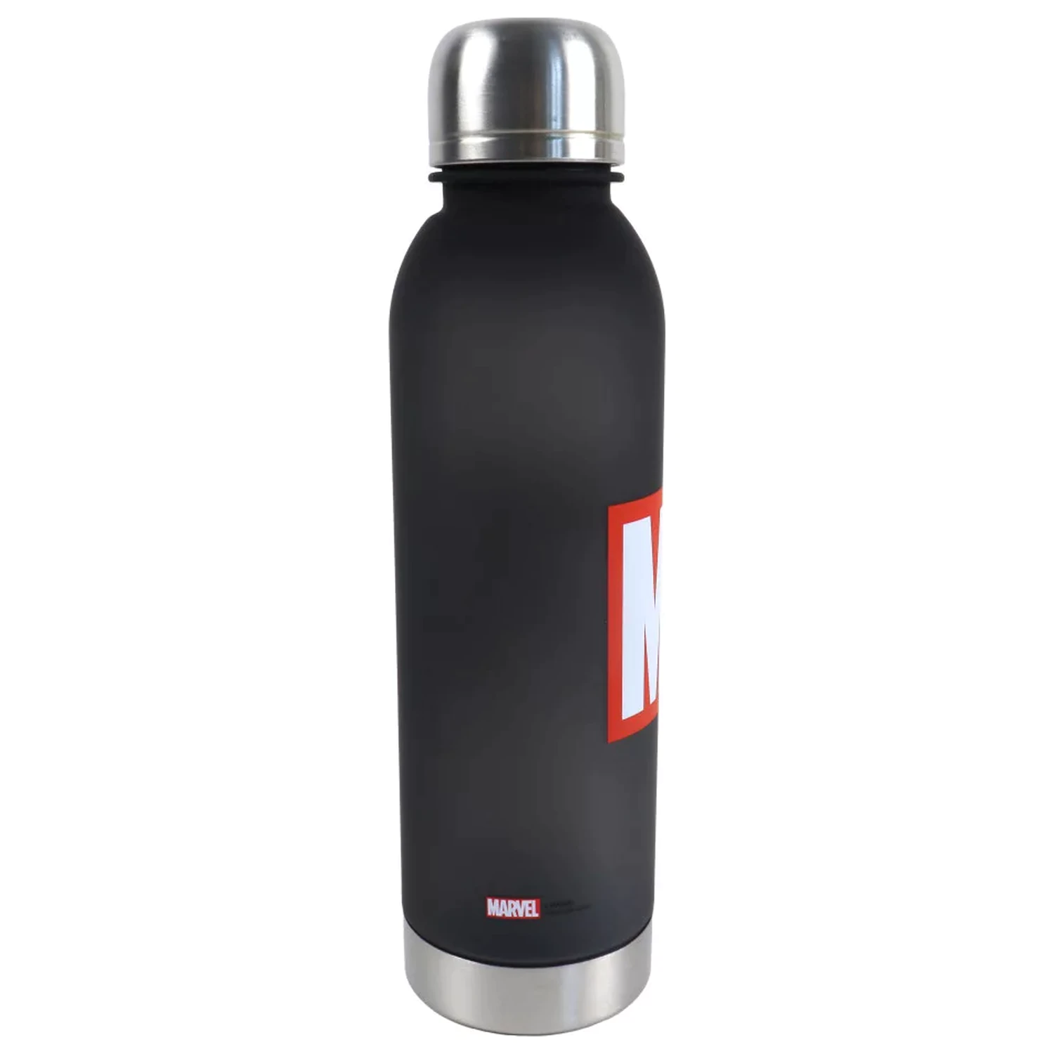 Marvel Black Plastic Sticla de Apa cu Capac cu filet 750 ml poza produsului