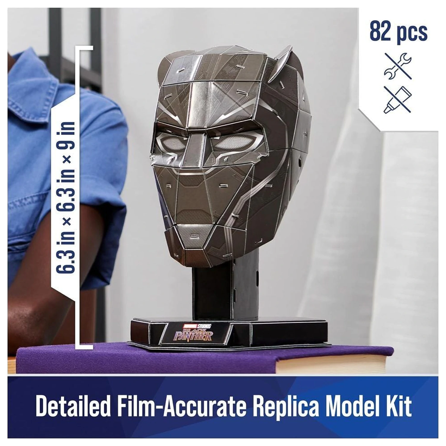 Puzzle 3D bust Marvel Black Panther poza produsului