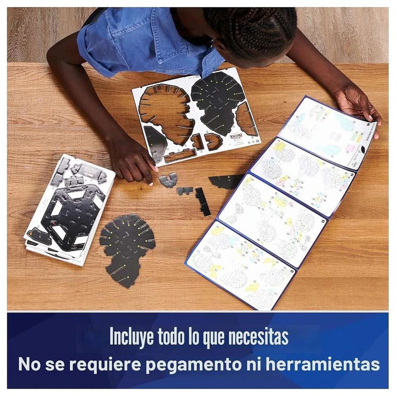 Puzzle 3D bust Marvel Black Panther poza produsului