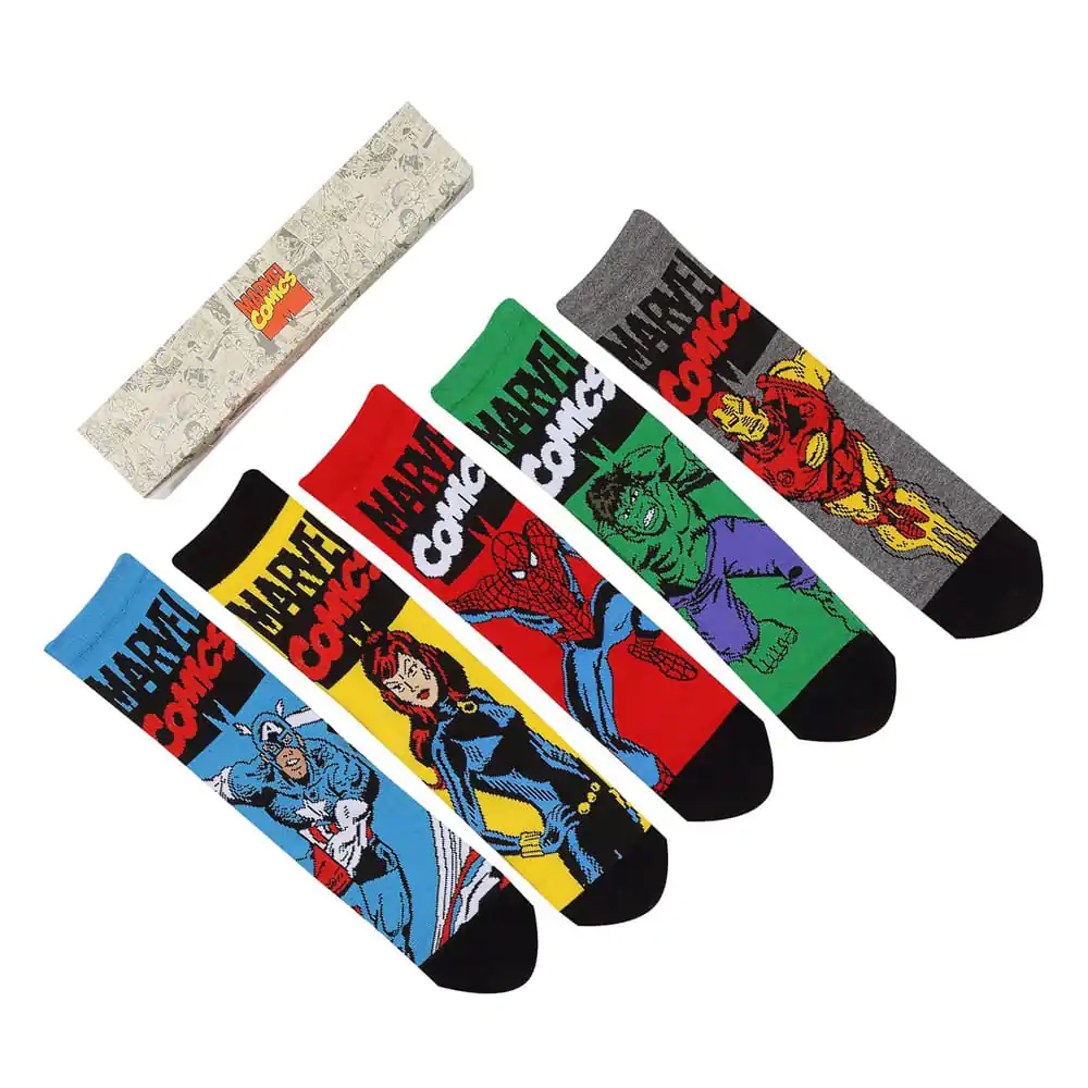 Marvel Socks Set 5 perechi Avengers L-XL poza produsului