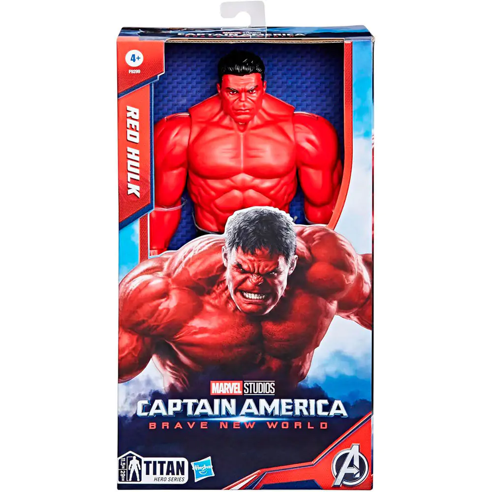 Marvel Avengers Captain America Brave New World Titan Hero figurină Red Hulk 30 cm poza produsului