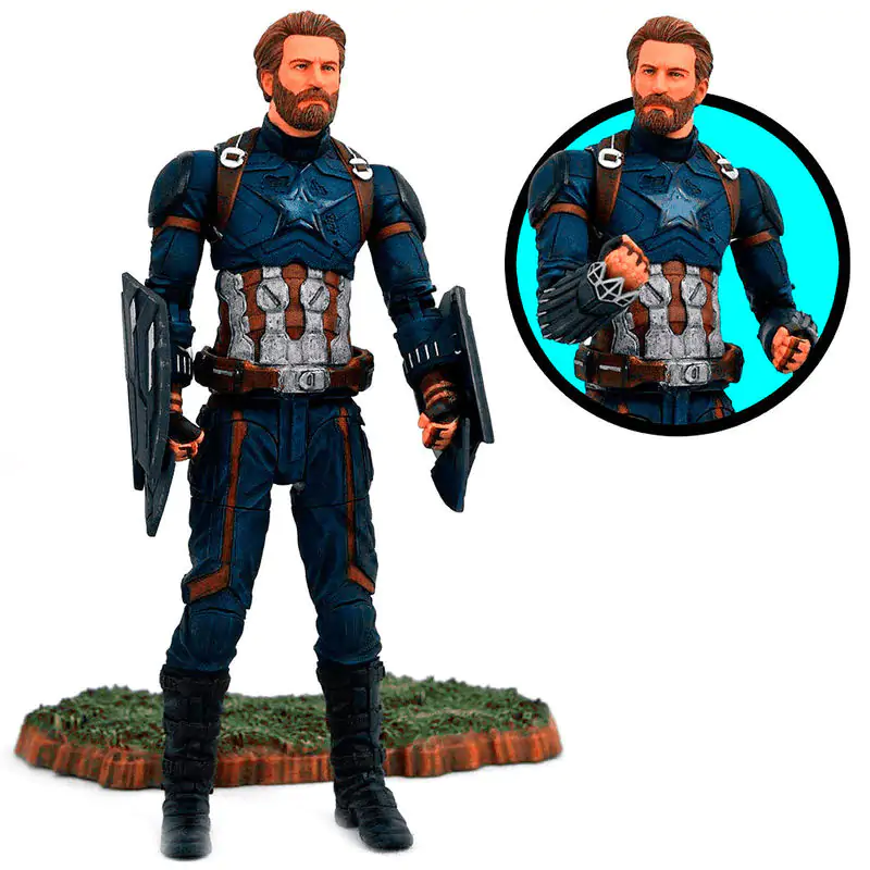 Marvel Avengers Captain America figurină articulată 18cm poza produsului