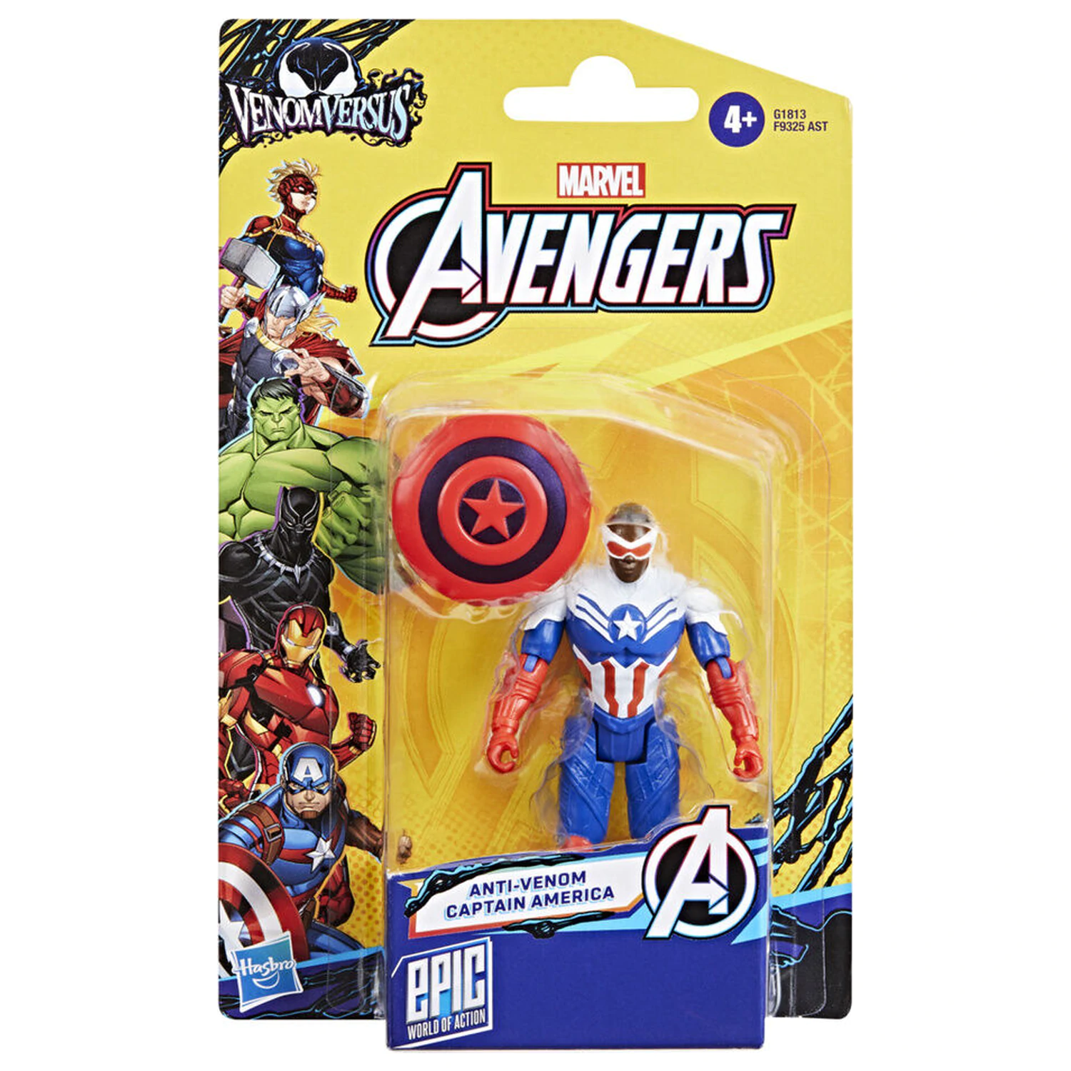 Marvel Avengers Figurina Anti-Venom Captain America 10cm poza produsului
