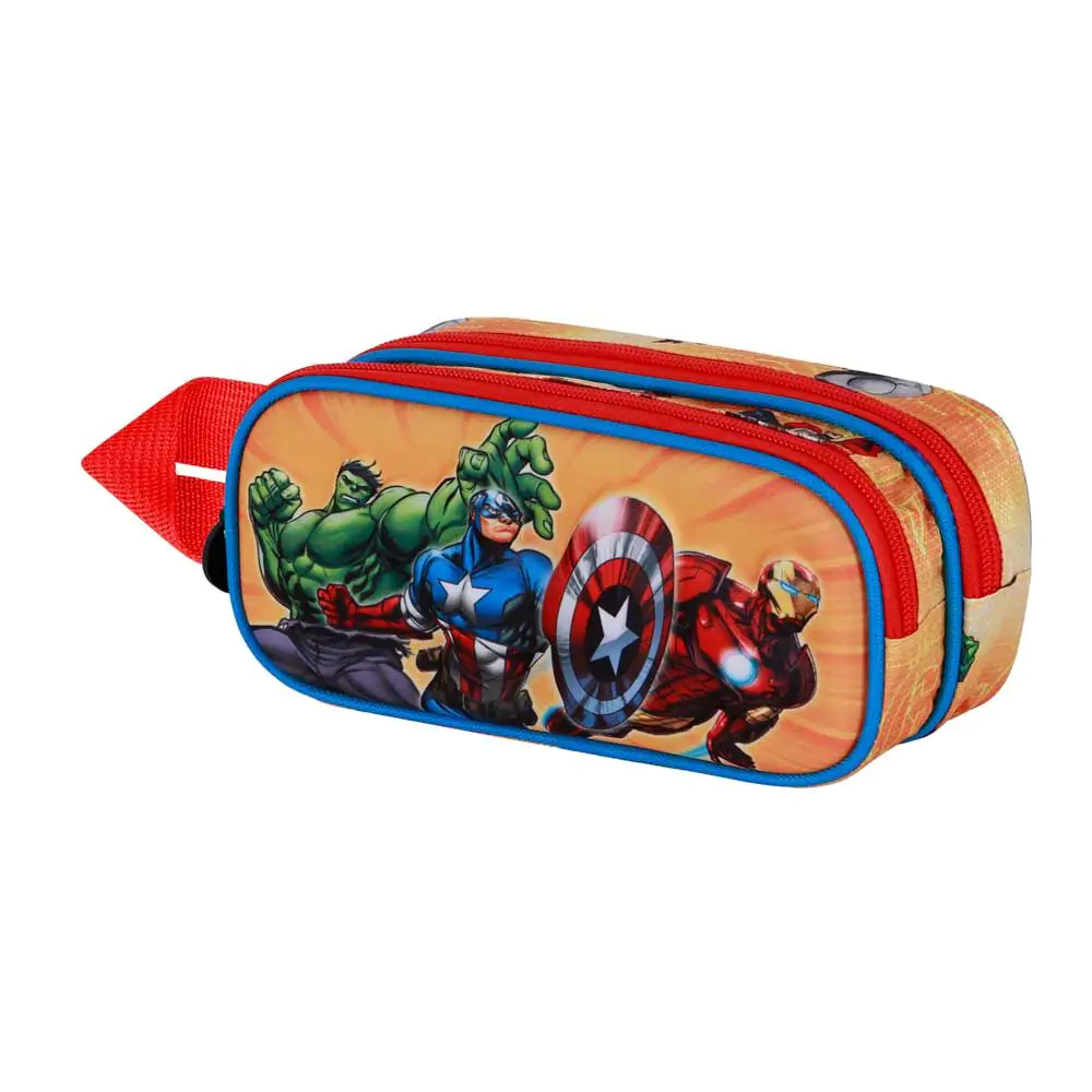Marvel Avengers Attack 3D etui dublu pentru creioane poza produsului
