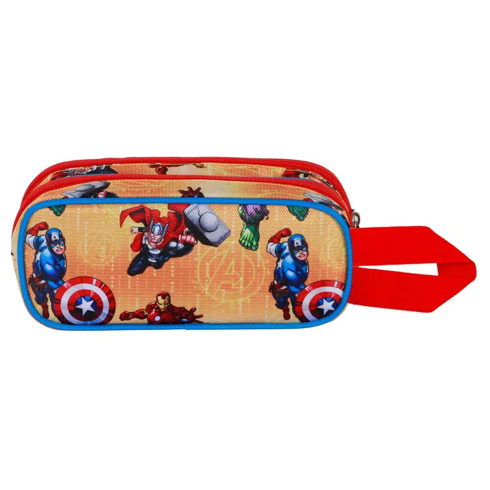 Marvel Avengers Attack 3D etui dublu pentru creioane poza produsului