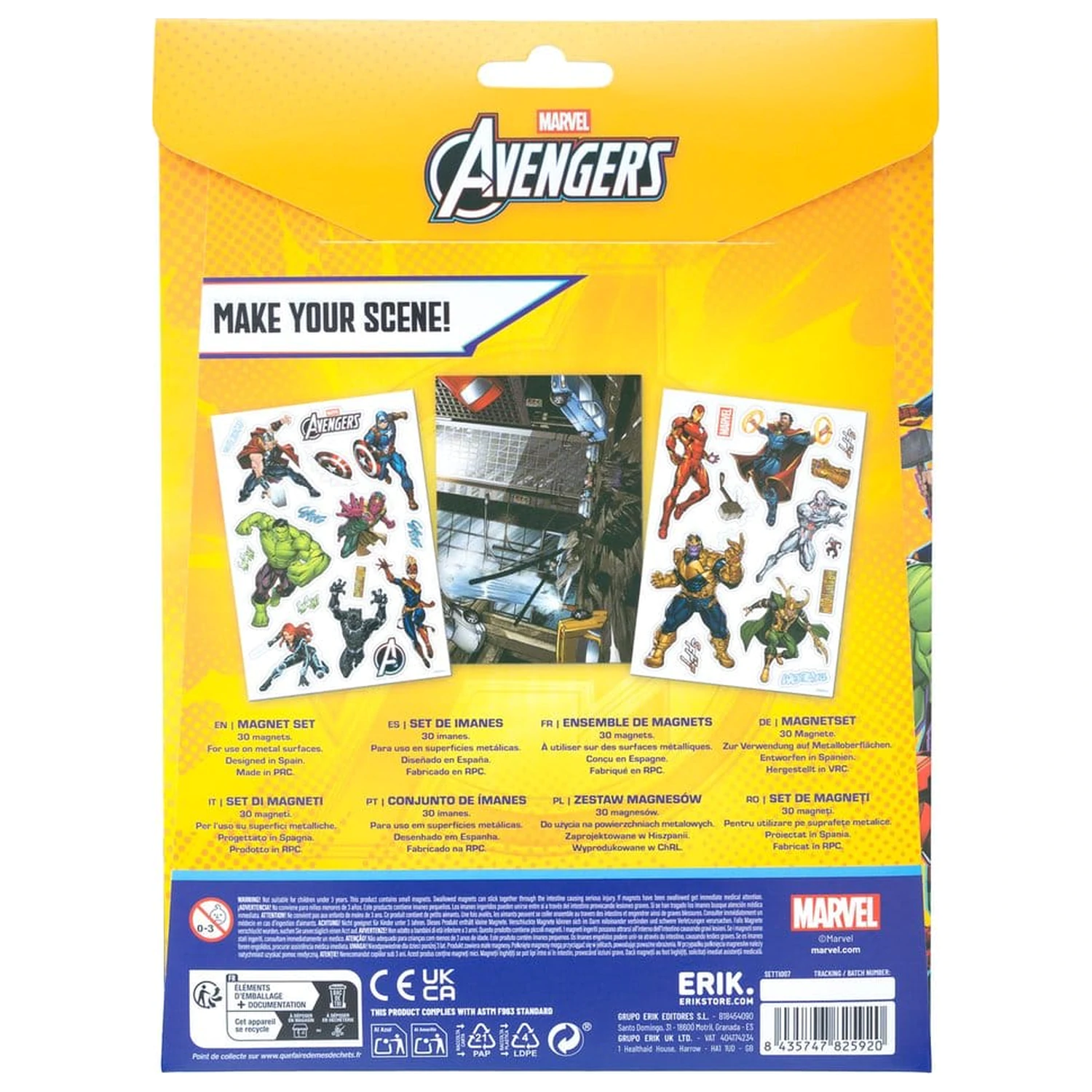 Marvel Set Magneți Decupați Avengers poza produsului