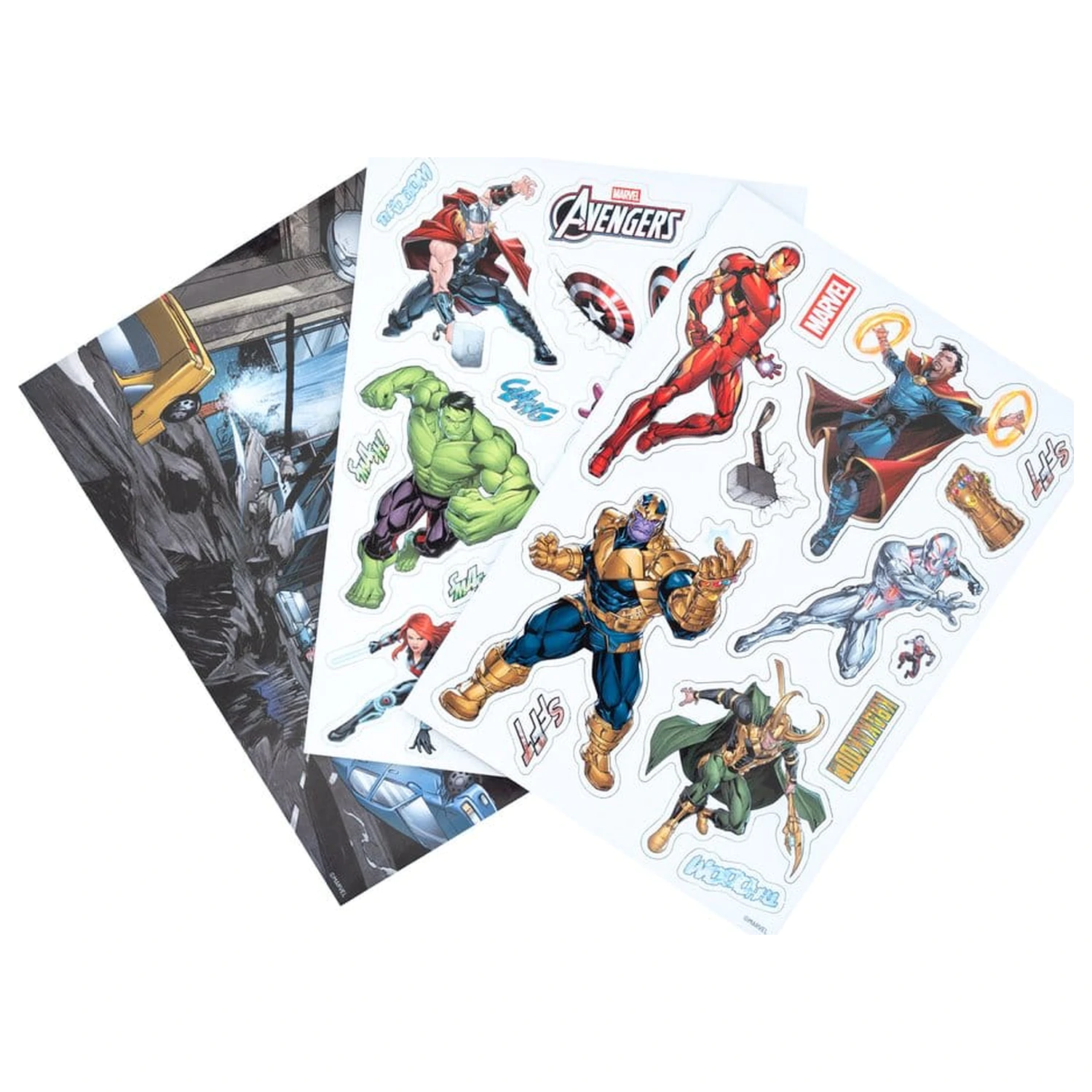 Marvel Set Magneți Decupați Avengers poza produsului