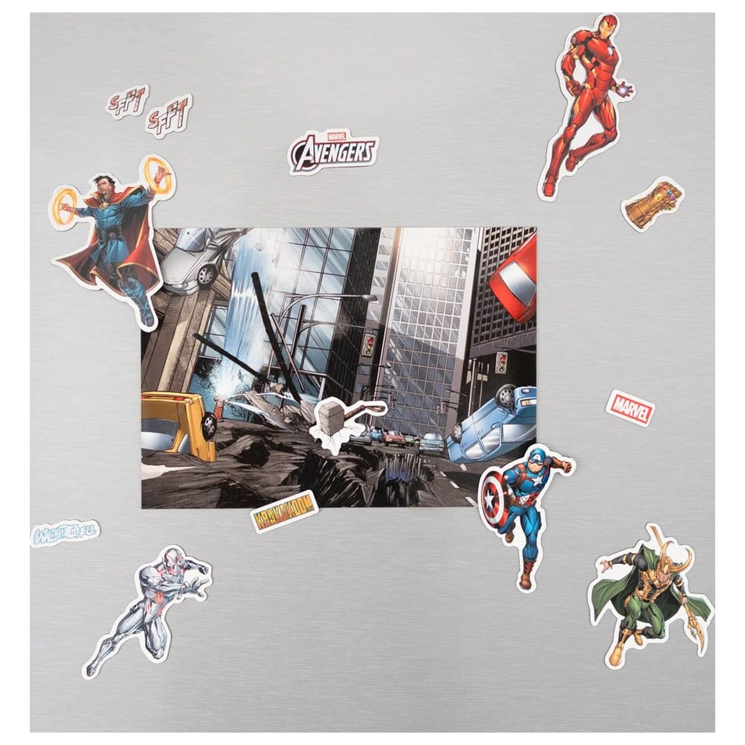 Marvel Set Magneți Decupați Avengers poza produsului