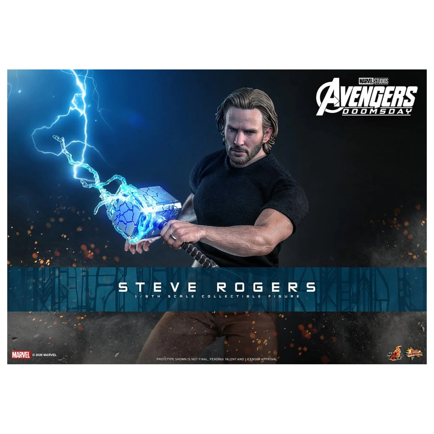 Marvel Avengers: Doomsday Movie Masterpiece Figurina de actiune 1/6 Steve Rogers 31 cm poza produsului