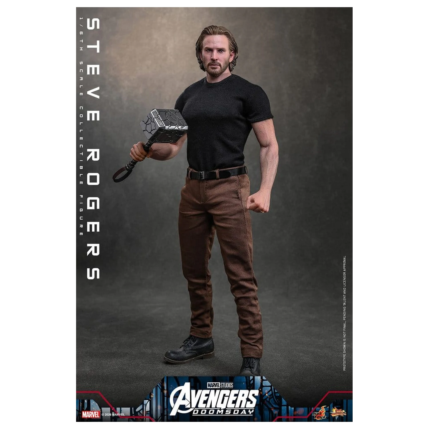 Marvel Avengers: Doomsday Movie Masterpiece Figurina de actiune 1/6 Steve Rogers 31 cm poza produsului