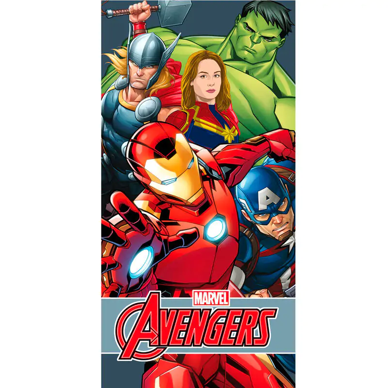 Marvel Avengers prosop de plaja din bumbac poza produsului
