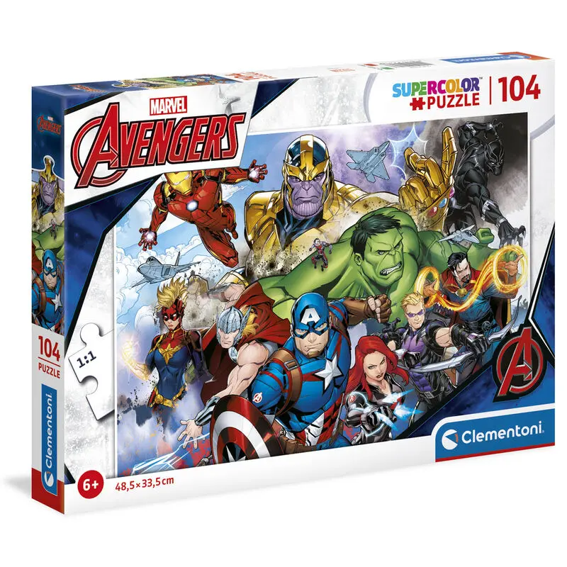 Marvel Avengers puzzle 104 piese poza produsului