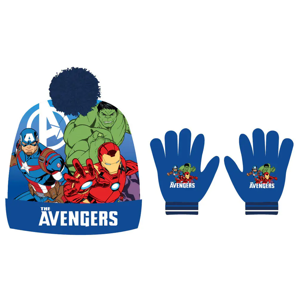 Marvel Avengers set pălărie și mănuși poza produsului