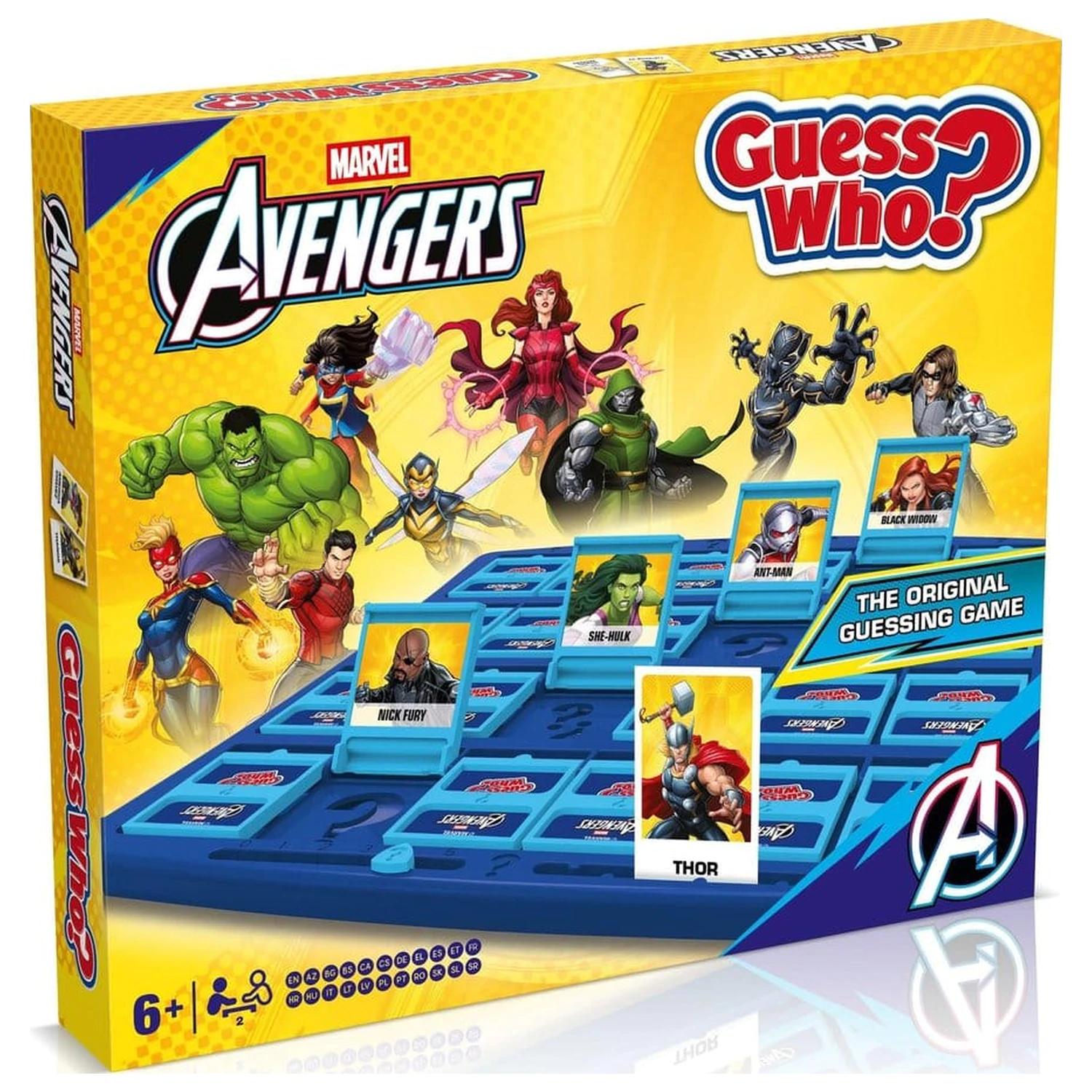 Marvel Board Game Guess Who? Avengers poza produsului