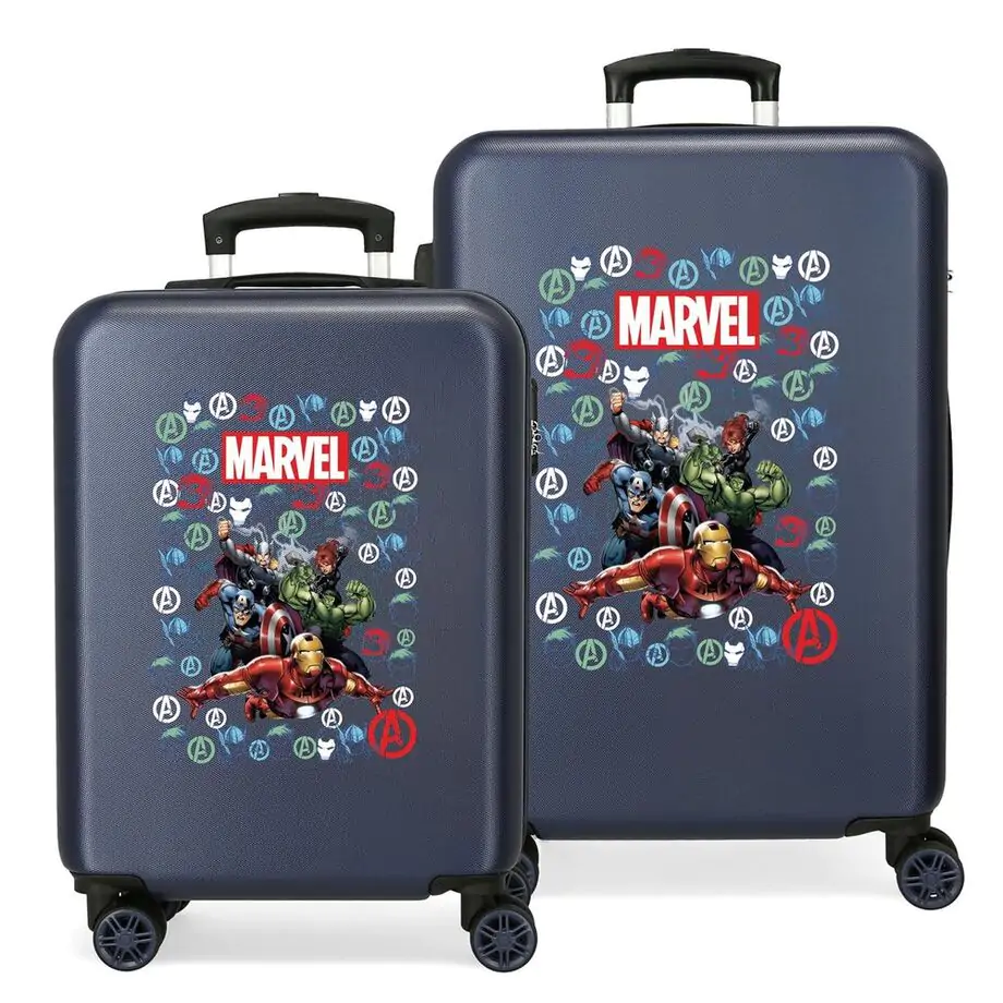 Set 2 Trolere Marvel Avengers Team ABS poza produsului