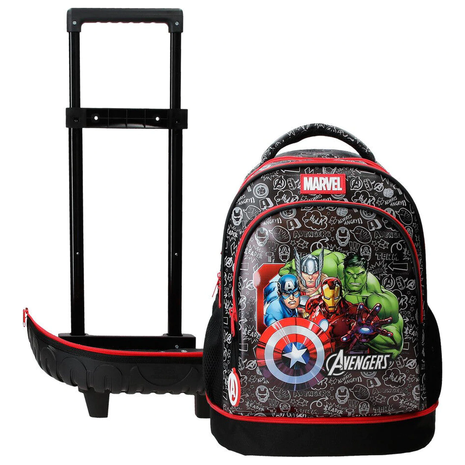 Marvel Avengers Team troler compact extraibil 43 cm poza produsului