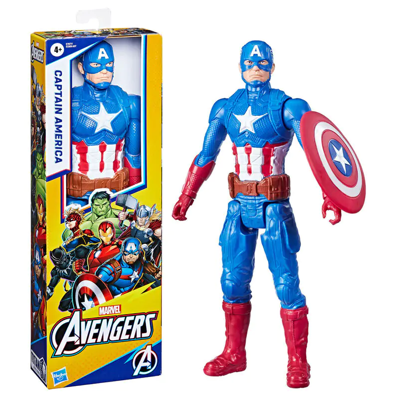 Marvel Avengers Titan Hero figurină de lux Căpitanul America 30cm poza produsului