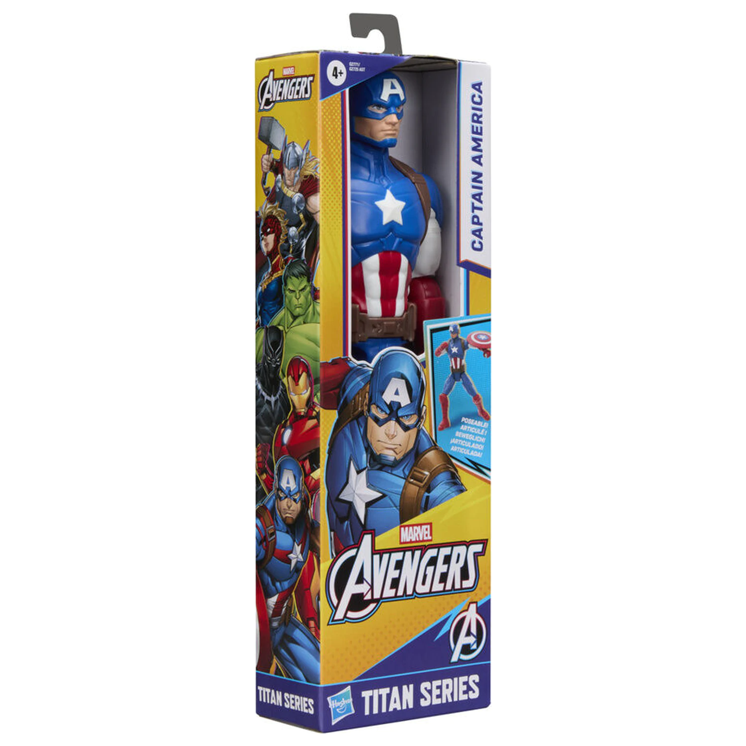 Marvel Avengers Titan Series Captain America figurina de 30cm poza produsului