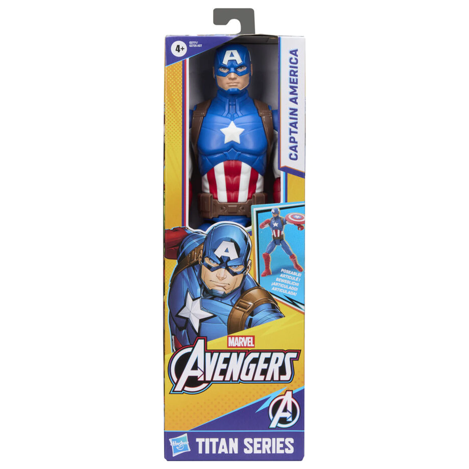 Marvel Avengers Titan Series Captain America figurina de 30cm poza produsului