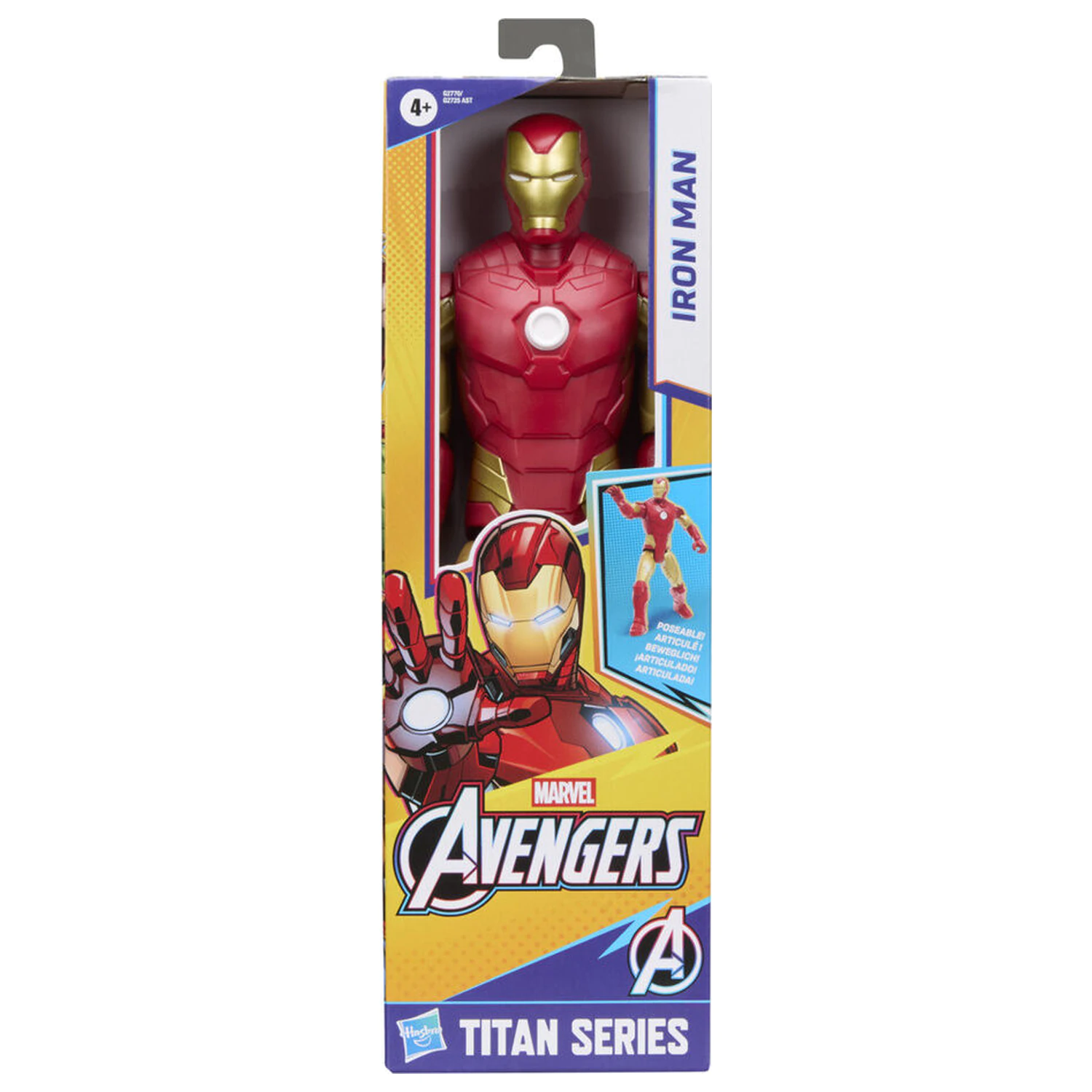 Marvel Avengers Titan Series Iron Man figura 30cm poza produsului