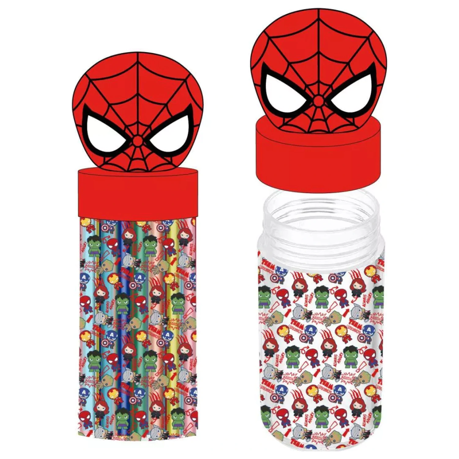 Spider-Man Marvel set de 18 carioci în suport 3D poza produsului
