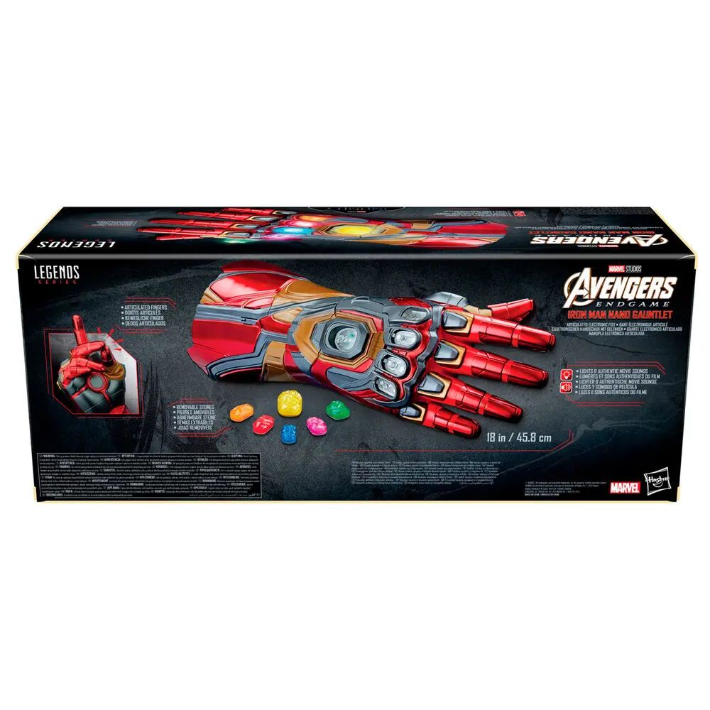 Marvel Legends Series Electronic Iron Man Nano Gauntlet poza produsului