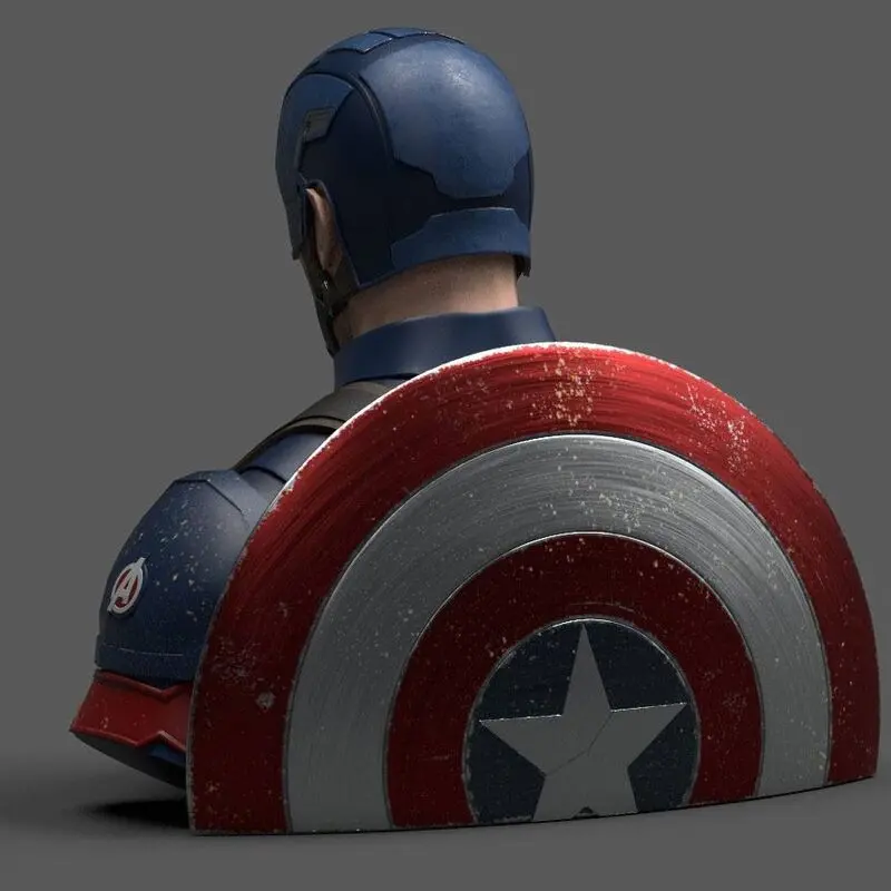 Marvel Avengers Endgame Captain America pusculita bust 20cm poza produsului