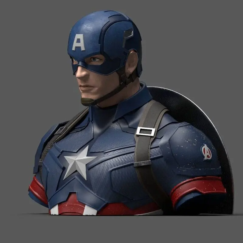 Marvel Avengers Endgame Captain America pusculita bust 20cm poza produsului