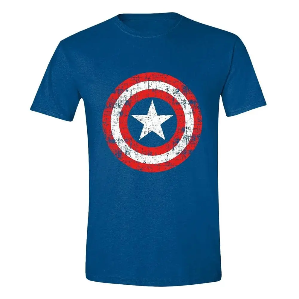 Marvel Captain America Cracked Shield tricou poza produsului
