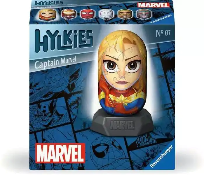 Marvel 3D Puzzle Căpitanul Marvel Hylkies (54 piese) poza produsului
