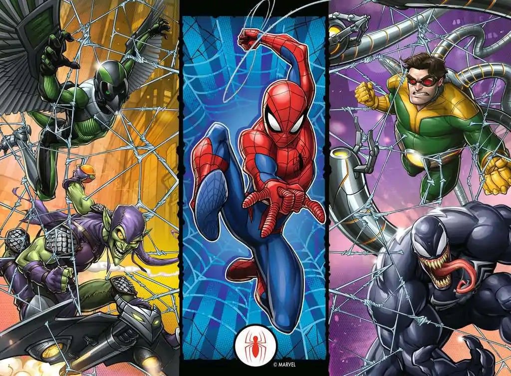 Marvel Puzzle pentru copii XXL The World of Spider-Man (300 de piese) poza produsului