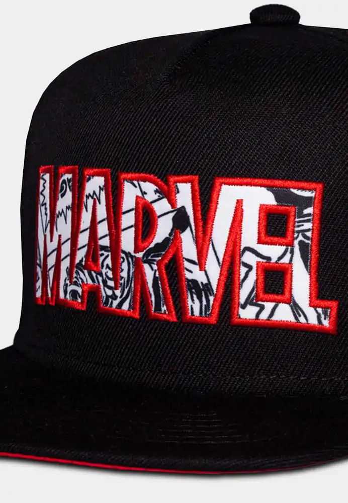 Șapcă Snapback Marvel cu Logo Clasic de Benzi Desenate poza produsului