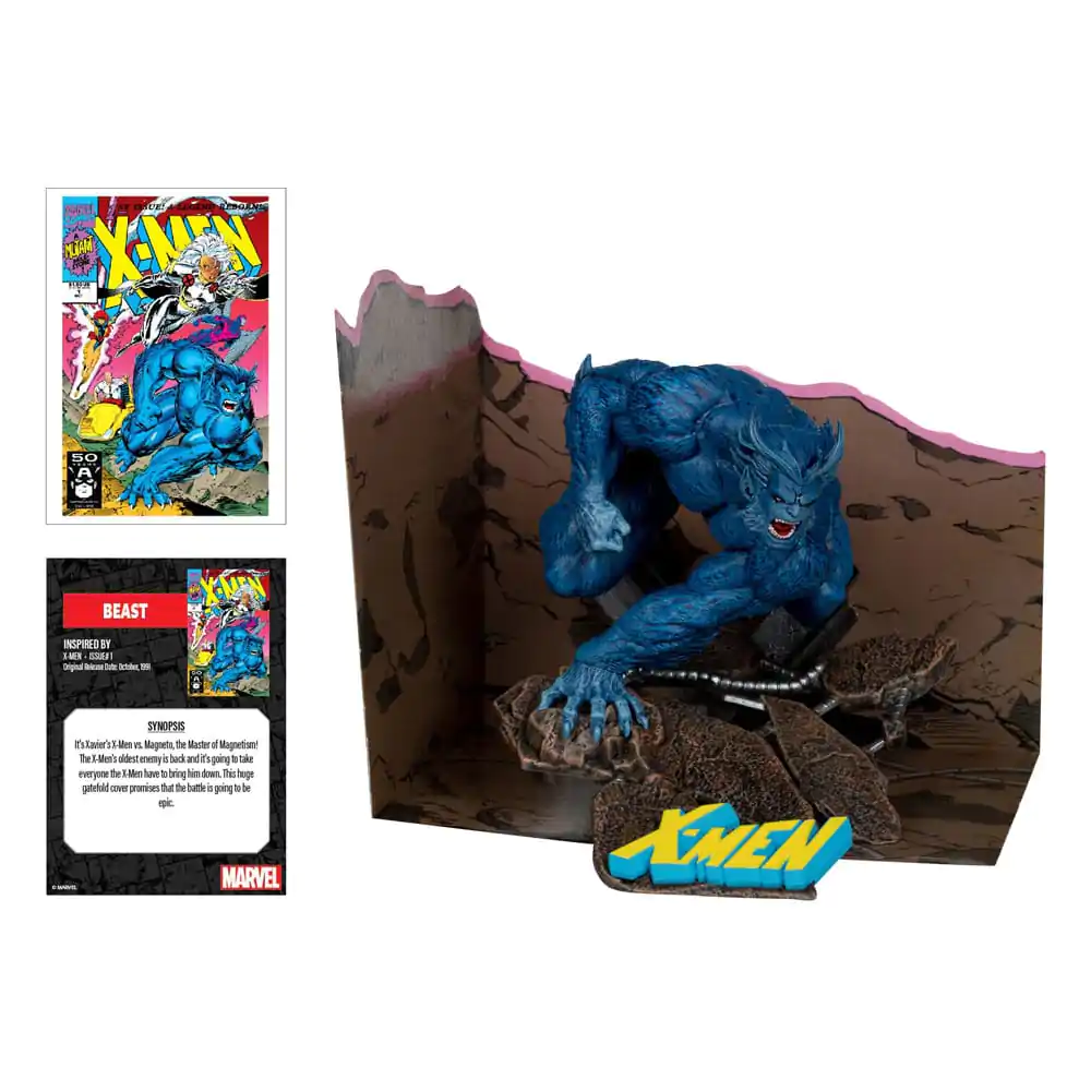 Marvel Collection Statuie PVC 1/10 Beast (X-Men #1) 12 cm poza produsului