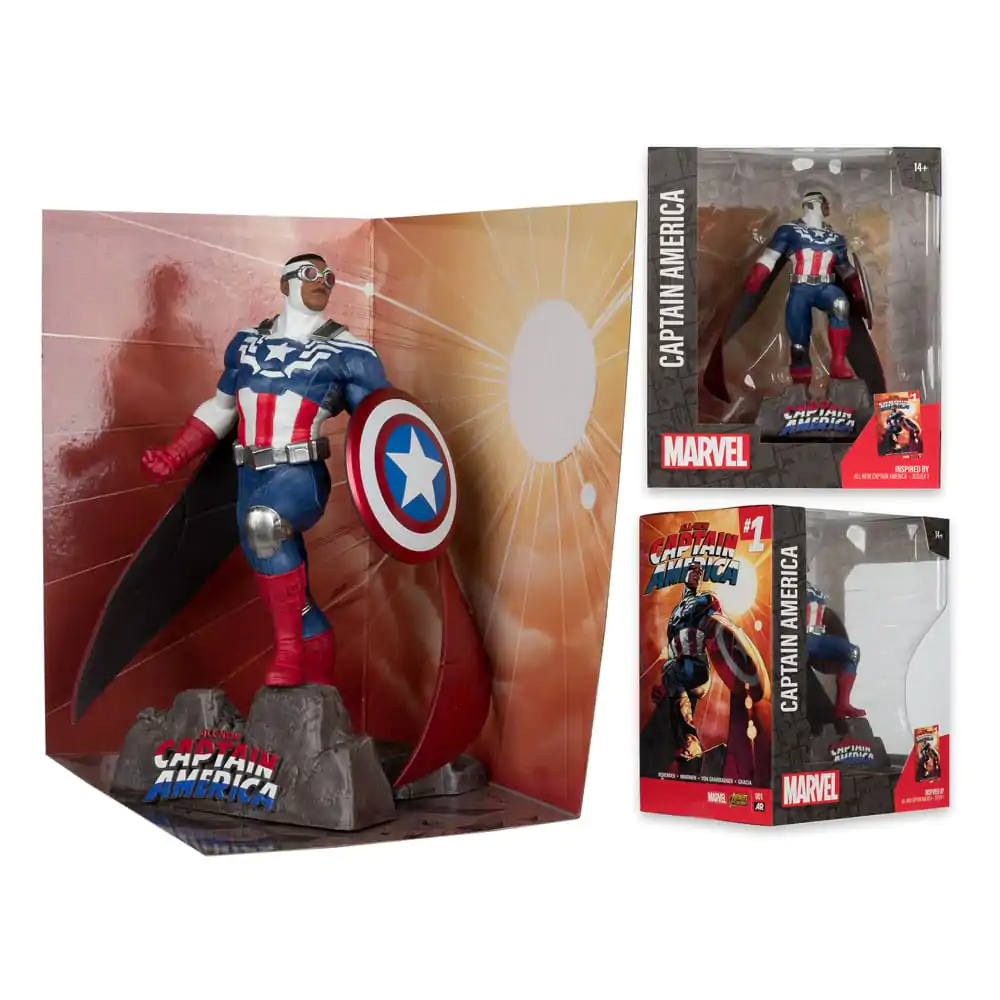 Marvel Collection Statuie PVC 1/10 Captain America (All-New Captain America #1) 17 cm poza produsului