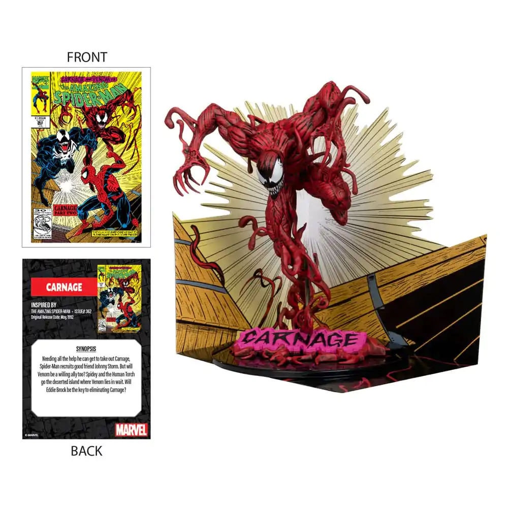 Marvel Collection Statuie PVC 1/10 Carnage (The Amazing Spider-Man #362) 18 cm poza produsului