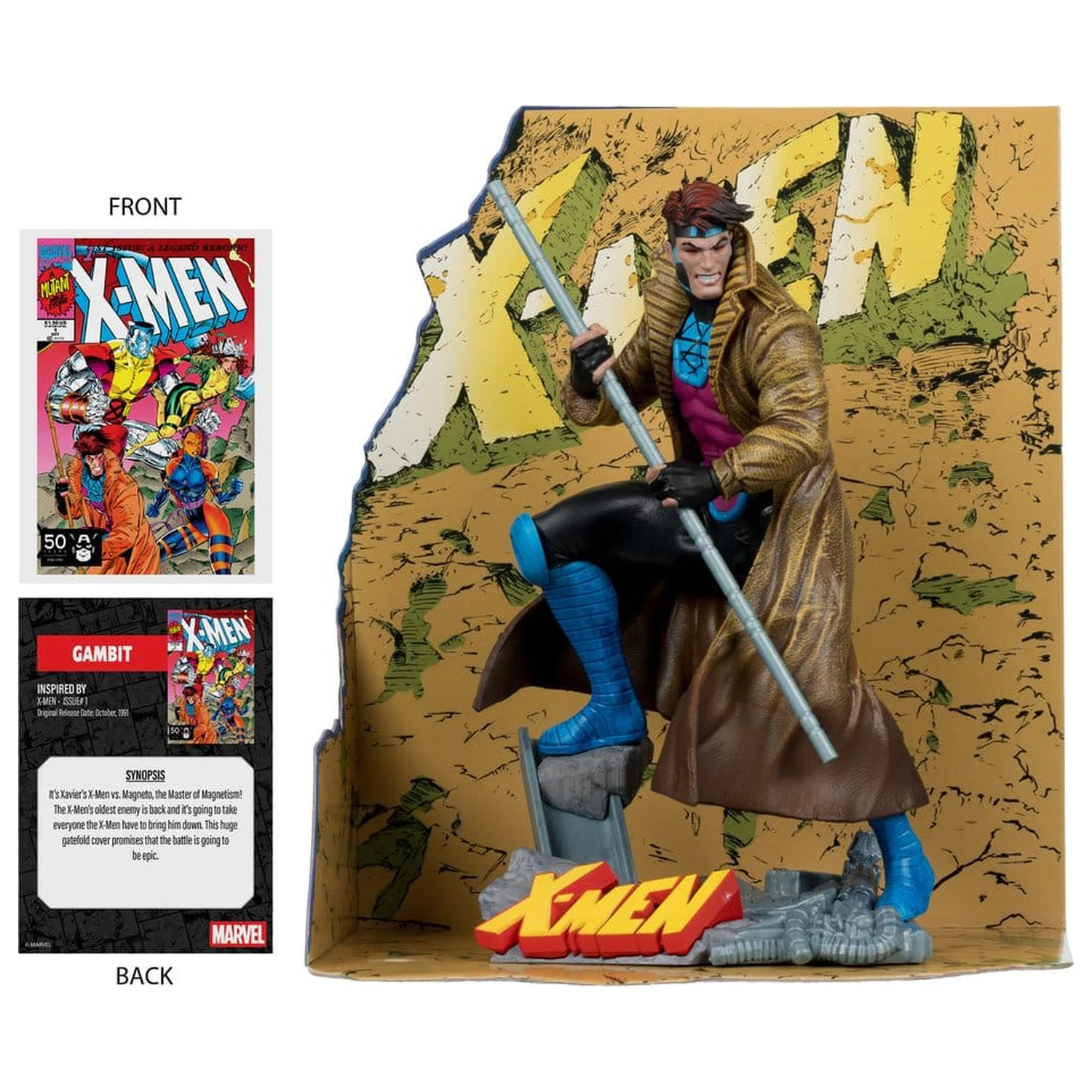 Marvel Collection Statuie din PVC 1/10 Gambit (X-Men #1) 18 cm poza produsului