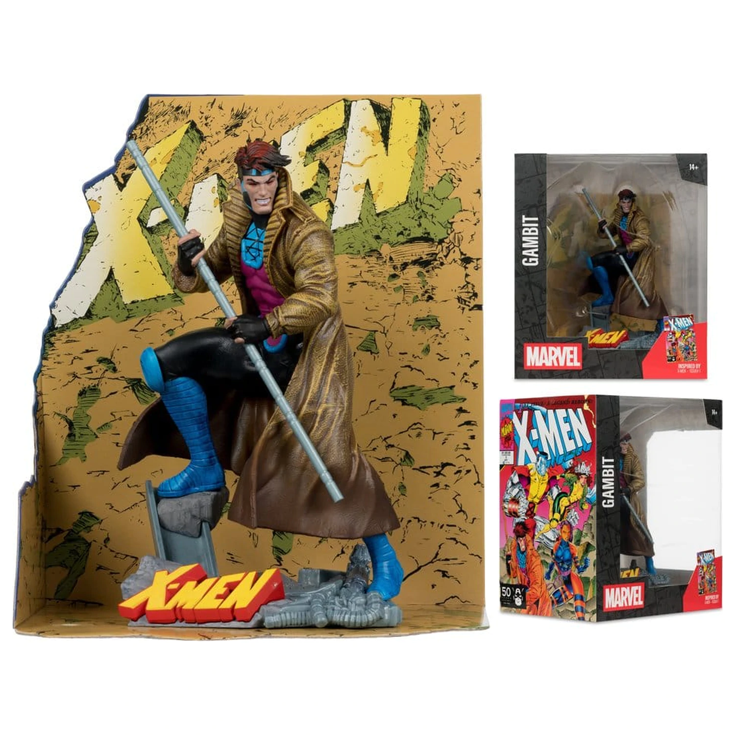 Marvel Collection Statuie din PVC 1/10 Gambit (X-Men #1) 18 cm poza produsului